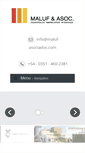Mobile Screenshot of maluf-asociados.com